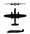 B-25 em tr&ecirc;s vistas