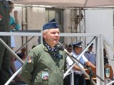 O Brig Paulo Erico, Comandante da III FAe, falando sobre os comandantes que saem e aqueles que entram. Foto: Luis Gabriel