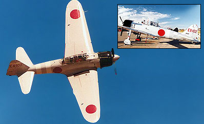 Zero A6M no Midland Airsho, Texas